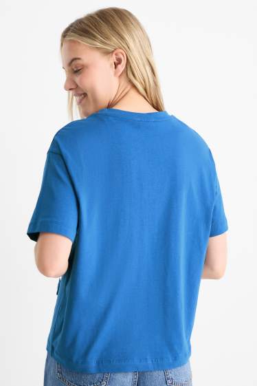 Femei - Tricou - relaxed fit - albastru închis