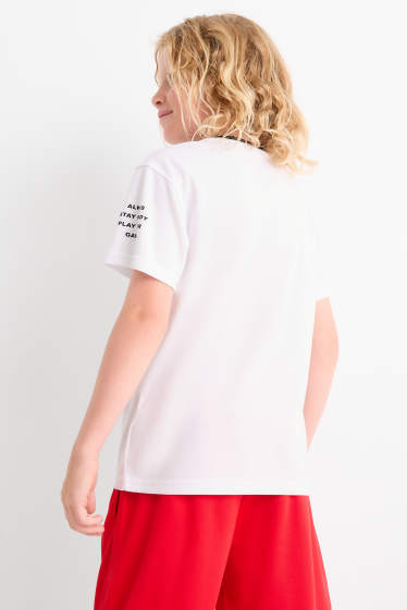Copii - Băieți - Încălțăminte sport - tricou funcțional - alb