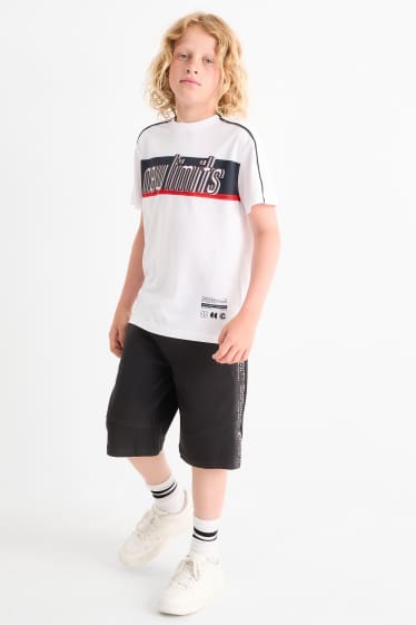 Copii - Băieți - Pantaloni scurți de trening - negru