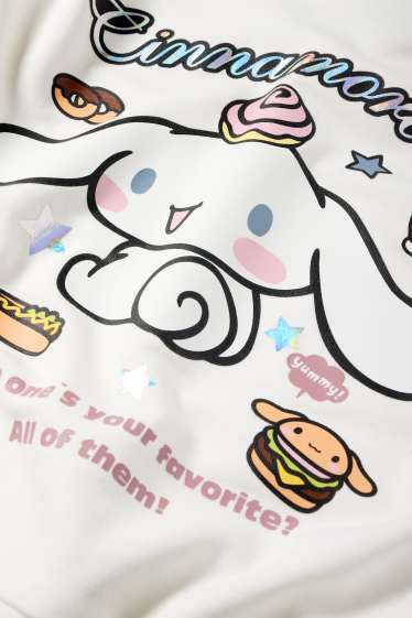 Copii - Fete - Cinnamoroll - hanorac - alb