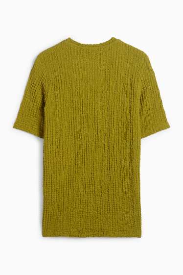 Femei - Tricou - regular fit - structurat - verde