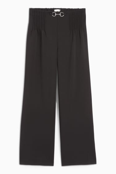 Copii - Fete - Pantaloni de stofă - negru