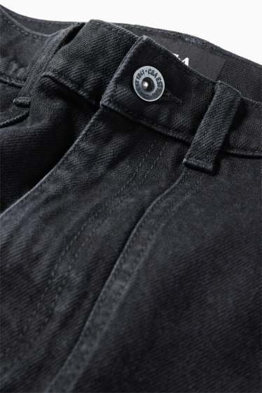 Femei - Fustă mini din denim - negru
