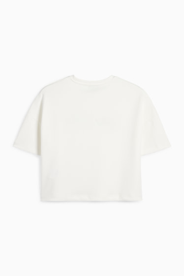 Dámské - Tričko - relaxed fit - bílá