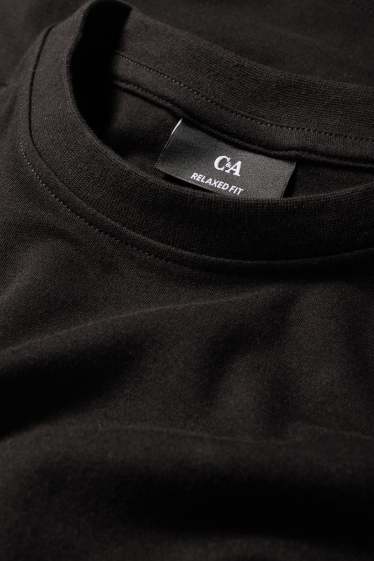 Bărbați - Multipack 2 buc. - tricou - relaxed fit - negru