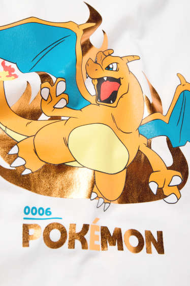 Copii - Băieți - Pokémon - tricou cu mânecă scurtă - alb