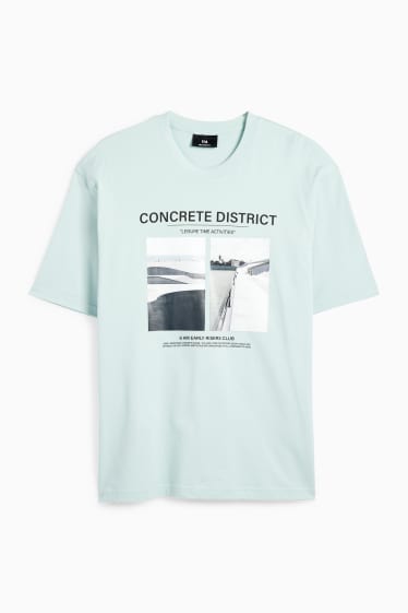 Bărbați - Tricou - relaxed fit - verde mentă