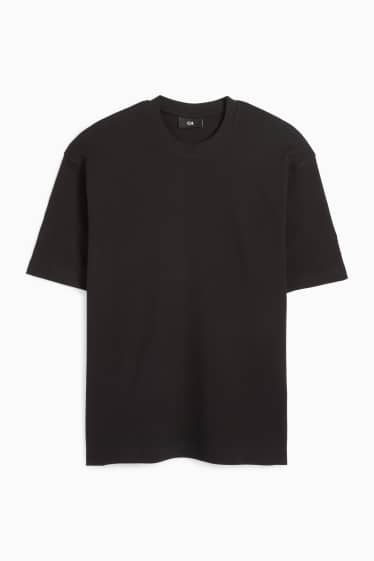 Bărbați - Tricou - relaxed fit - negru
