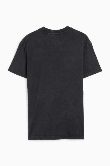 Copii - Băieți - Schelet skater - tricou cu mânecă scurtă - negru