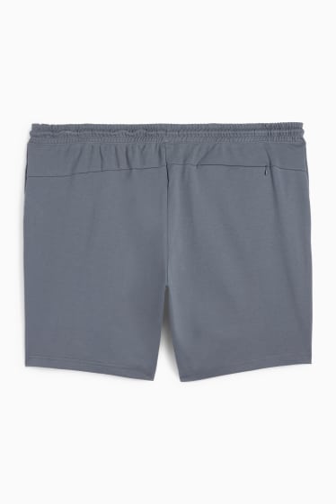 Bărbați - Pantaloni scurți de trening - gri închis