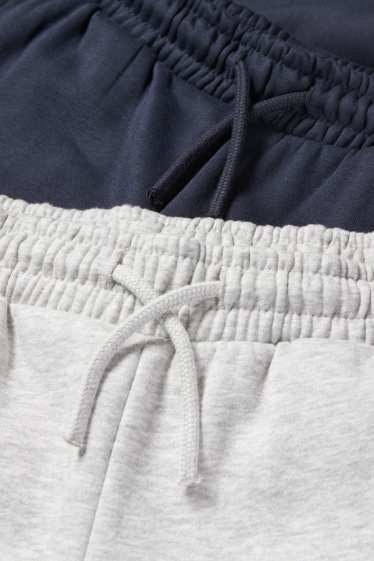 Copii - Băieți - Multipack 2 perechi - pantaloni de trening - albastru închis