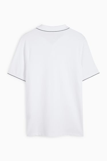 Men - Polo shirt - slim fit - white