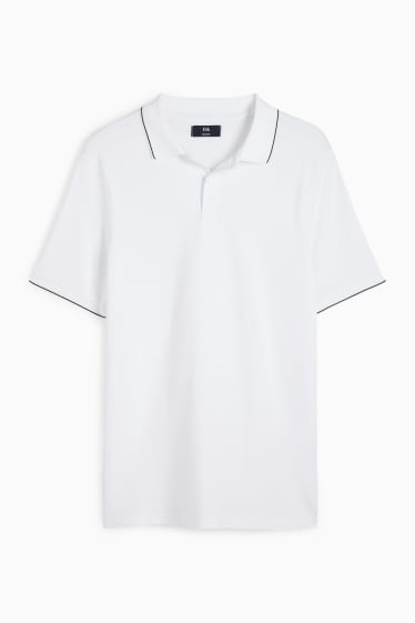 Men - Polo shirt - slim fit - white