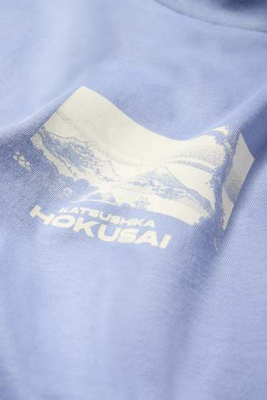 Bărbați - Tricou - relaxed fit - albastru