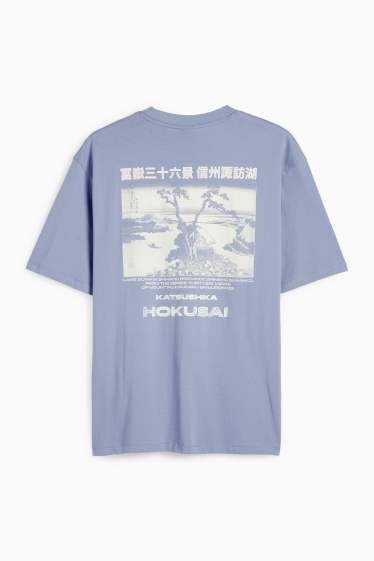 Bărbați - Tricou - relaxed fit - albastru