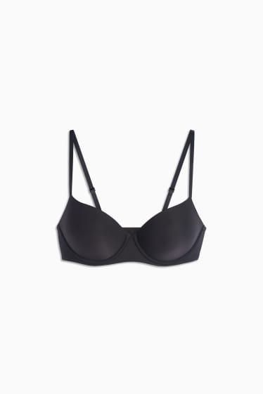 Femei - Sutien cu armătură - FULL COVERAGE - vătuit - negru