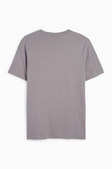 Pánské - Tričko - regular fit - šedá