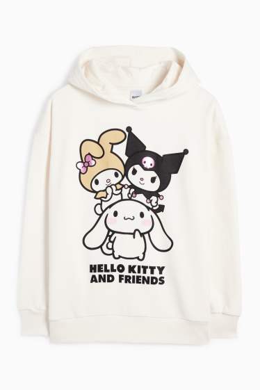 Copii - Fete - Hello Kitty and Friends - hanorac - alb-crem