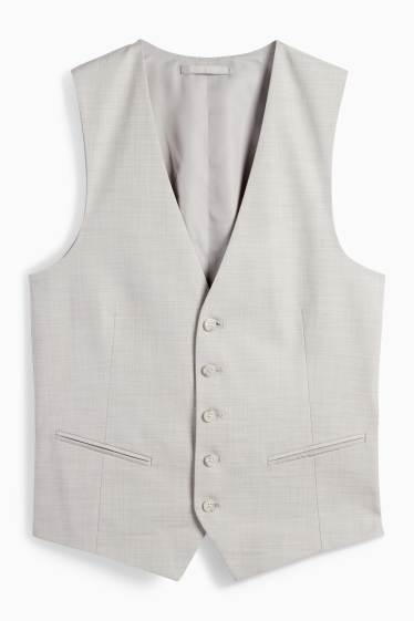 Bărbați - Vestă modulară - regular fit - Flex - gri deschis