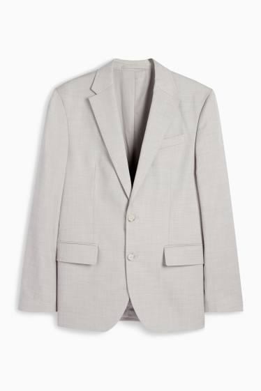 Bărbați - Sacou modular - regular fit - Flex - gri deschis
