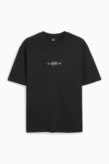 Bărbați - Tricou - relaxed fit - negru