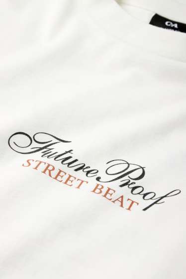 Bărbați - Tricou - relaxed fit - alb