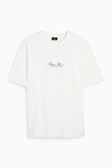 Bărbați - Tricou - relaxed fit - alb