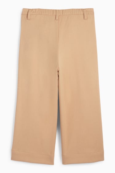 Copii - Fete - Pantaloni de stofă - maro deschis