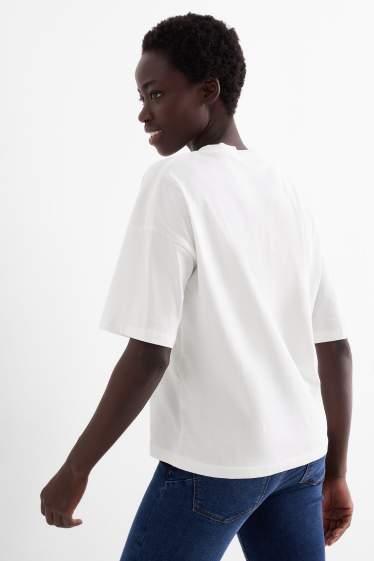 Dámské - Tričko - regular fit - bílá