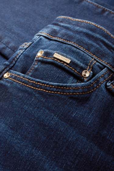 Femei - Slim jeans - talie medie - jeans modelatori - LYCRA® - denim-albastru