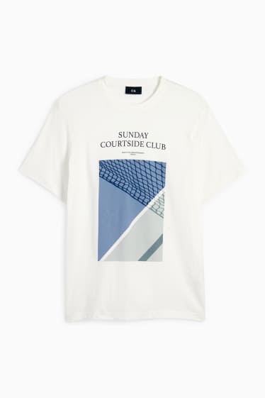 Bărbați - Tricou - regular fit - alb
