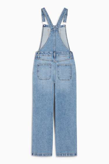 Copii - Fete - Salopetă din denim - denim-albastru deschis