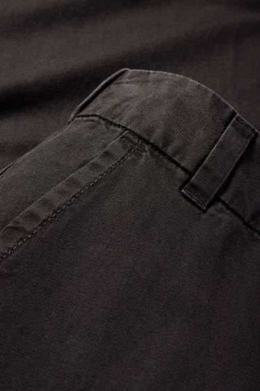 Femei - Palazzo jeans - talie înaltă - negru