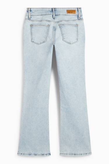 Copii - Fete - Bootcut jeans - LYCRA® - denim-albastru deschis