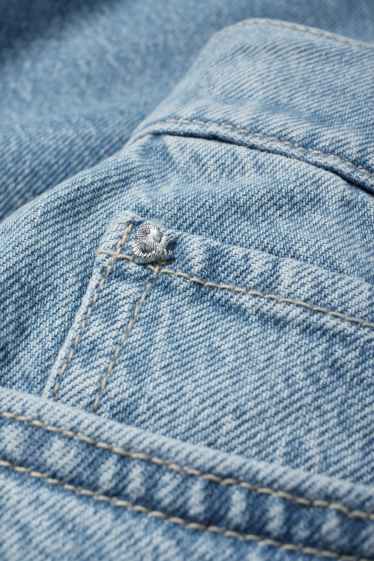Women - Denim skirt - blue denim