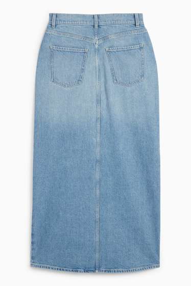 Women - Denim skirt - blue denim