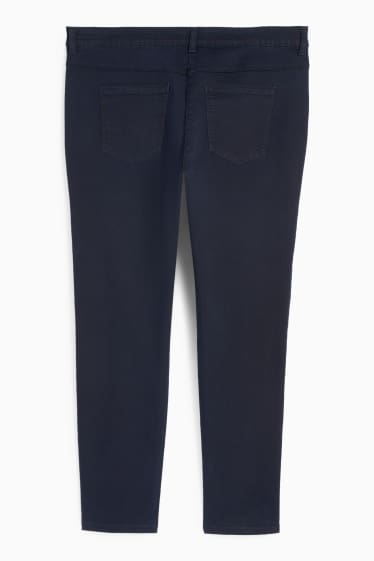 Femei - Slim jeans - talie medie - stretch - albastru închis