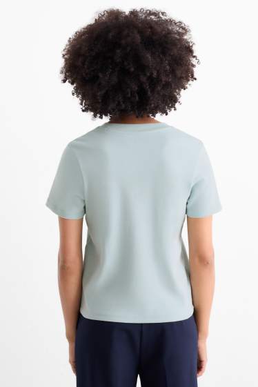 Damen - T-Shirt - Slim Fit - mintgrün