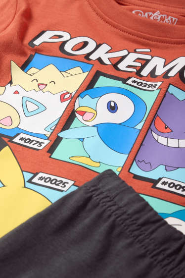 Copii - Băieți - Pokémon - pijama - 2 piese - roșu