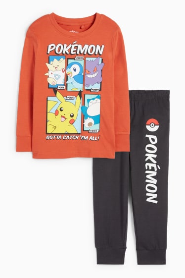 Copii - Băieți - Pokémon - pijama - 2 piese - roșu