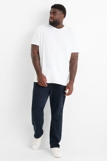 Bărbați - Straight jeans - LYCRA® - denim-albastru închis