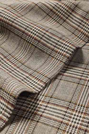 Dámské - Sukně skort - kostkovaná - bílá/černá