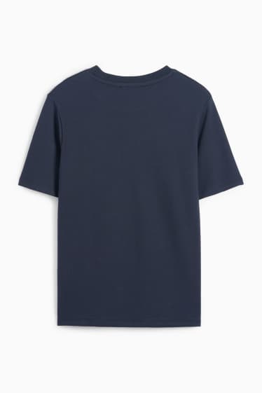 Copii - Băieți - Tricou cu mânecă scurtă - structurat - albastru închis