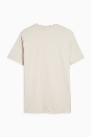 Bărbați - Tricou - relaxed fit - bej