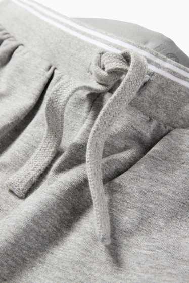 Hommes - Short de pyjama - gris chiné
