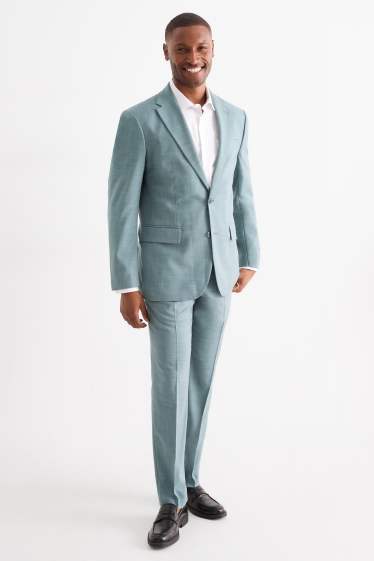 Bărbați - Pantaloni modulari - regular fit - Flex - turcoaz