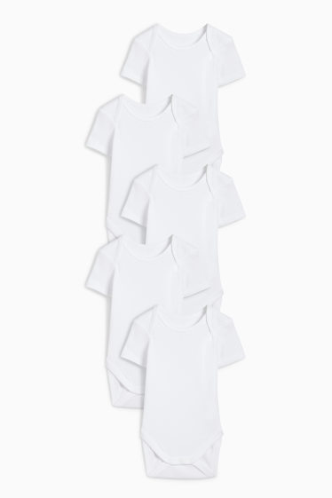Unisex - Multipack 5 buc. - body bebeluși - alb