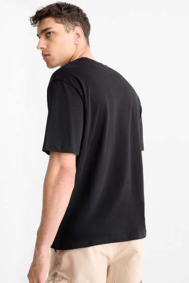 Bărbați - Tricou - relaxed fit - negru