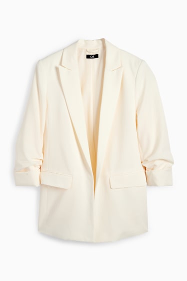 Femei - Blazer - relaxed fit - alb-crem