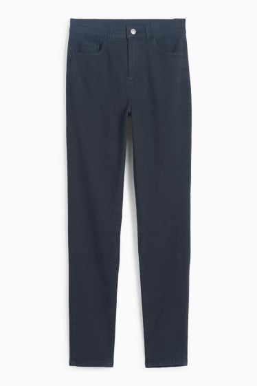 Femei - Jegging jeans - talie înaltă - denim-albastru închis